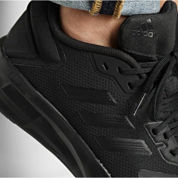 Adidas Duramo 10 Sneaker Mens Athletic Shoes Running Triple Black GY3856 - Picture 11 of 12